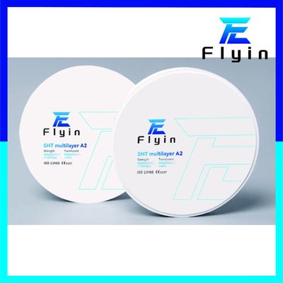 Bloco de zircônio multicamadas SHT Dental de alta translucidez para máquina de moagem dental