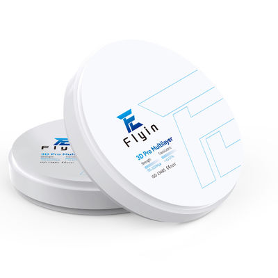 Bloco de zircônio de camada múltipla dentária 3D Pro para estoração estética