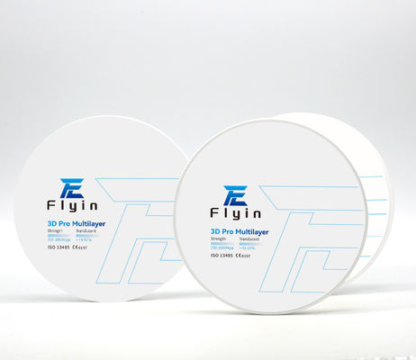 Laboratório Dental Zirconia Blocos Cerâmicos Cadcam SHT-ML Discos de Zirconia Multicamadas de Cor