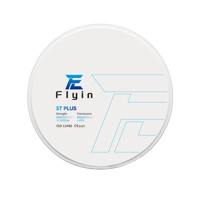 Flyin ST Plus Zirconia Disc CAD CAM Super Translucidez 43% Alta Qualidade para Fabricação de Dentes Falsos/Materiais Orais