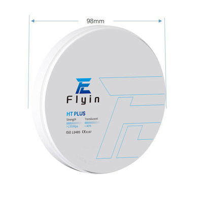 Bloco de zircônio de alta resistência HT Plus Blocos de zircônio Máquina de fresagem Cadcam Equipamento dentário Zircônio