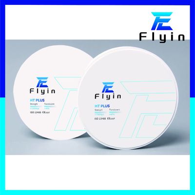 Blocos de zircônio de laboratório dentário Máquina de fresagem Cadcam Monocampo de zircônio em branco HT PLUS Bloco de zircônio de alta resistência