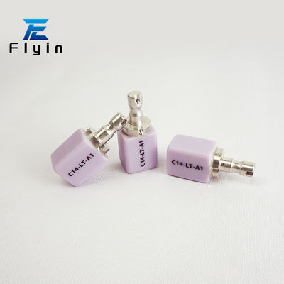 Flyin C14 HT/LT Litio Disilicato Cerâmica 14mm Opções de tamanho Perfeito para incrustações em laboratórios e clínicas dentárias