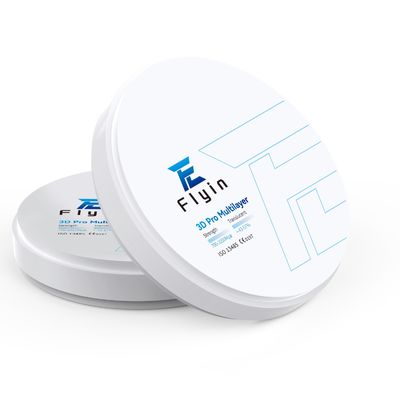 Flyin Nova Venda Popular Cad Cam Zirconia Blocos 14mm 3D Pro Multilayer Zirconia Blocos